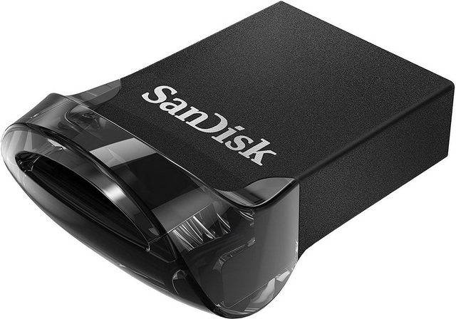 SanDisk Cruzer Ultra Fit USB-Stick 256GB USB-Version 3.1 Schwarz 130 MB/sSchnelle Speichererweiterung. Einstecken und loslegen!Erweitern Sie Ihr Gerät ganz einfach um zusätzlichen High-Speed-Speicher. Mit dem SanDisk Ultra Fit™ USB 3.1 Flash-Laufwerk verschieben Sie einen ganzen Spielfilm bis zu 15-mal schneller als mit einem USB 2.0-Standardlaufwerk. Dank des kompakten