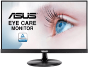 ASUS VP229Q – LED-Monitor – 54.6 cm (21.5) – 1920 x 1080 Full HD (1080p) @ 75 Hz – IPS – 250 cd/m² – 1000:1 – 5 ms – HDMI, VGA, DisplayPort – Lautsprecher – Schwarz