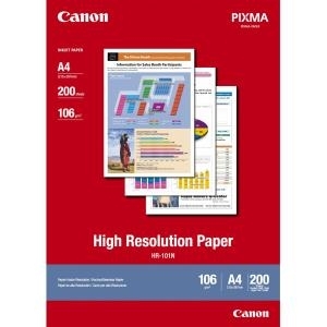 Kurzinfo: Canon HR-101 - Gestrichenes Papier - A4 (210 x 297 mm) - 200 Blatt - für BJ-S400