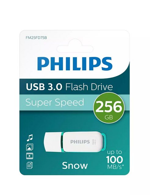 Philips 256GB Speicherstick Snow weiß USB 3.0 USB-Stick