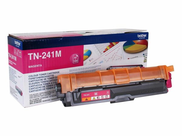 Die originale Brother Tonerkassette TN-241M ist für mehrere Brother Laserdrucker und Multifunktionscenter geeignet. Passend für die Modelle DCP-9020CDW