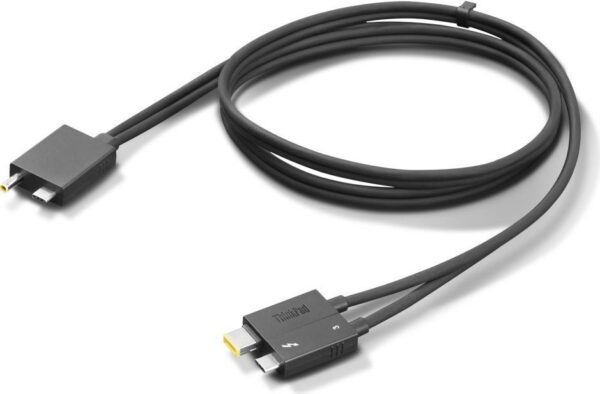 Kurzinfo: Lenovo Split Cable - Thunderbolt-Kabel - USB-C-/Stromanschluss zu USB-C