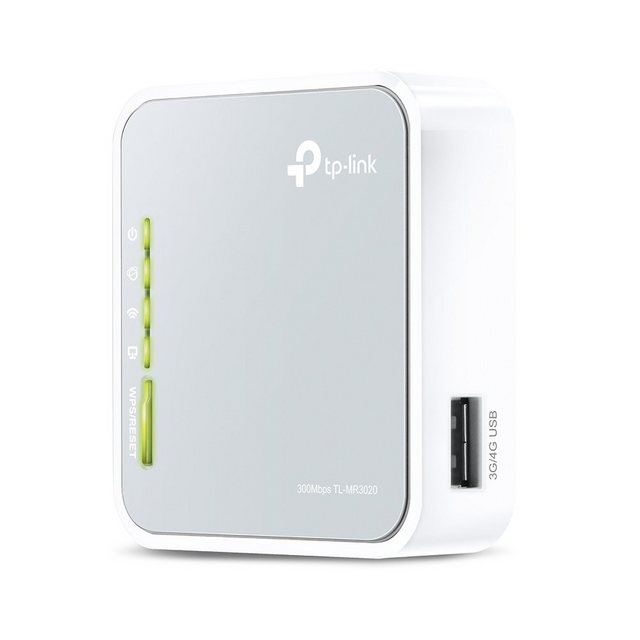 TP-Link Schreibtischunterlage WL-Router TP-Link TL-MR3020 (3G/150MBit) portabler