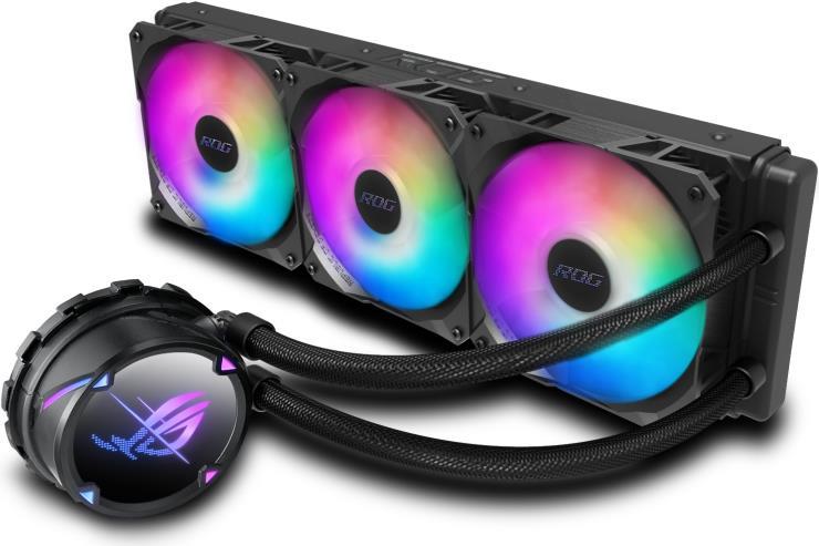 ASUS ROG STRIX LC II 360 ARGB – Prozessor-Flüssigkeitskühlsystem – Kühlergröße: 360 mm – (für: LGA1156, LGA1155, LGA2011, LGA1150, LGA2011-3, LGA1151, AM4, LGA2066, TR4, LGA1200, LGA1152, LGA1700) – 120 mm (90RC00F1-M0UAY0)