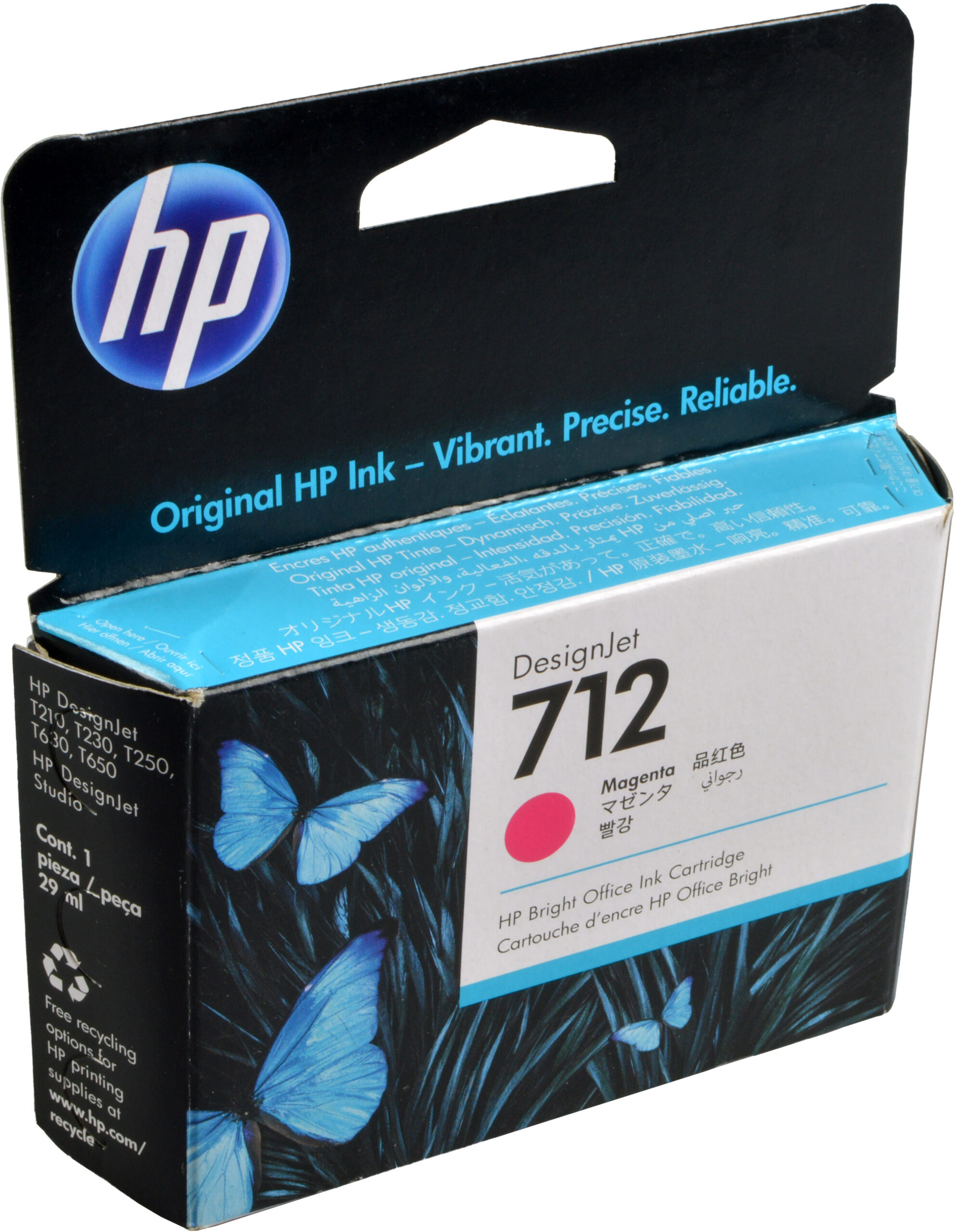 3 HP Tinten 3ED78A  712  magenta