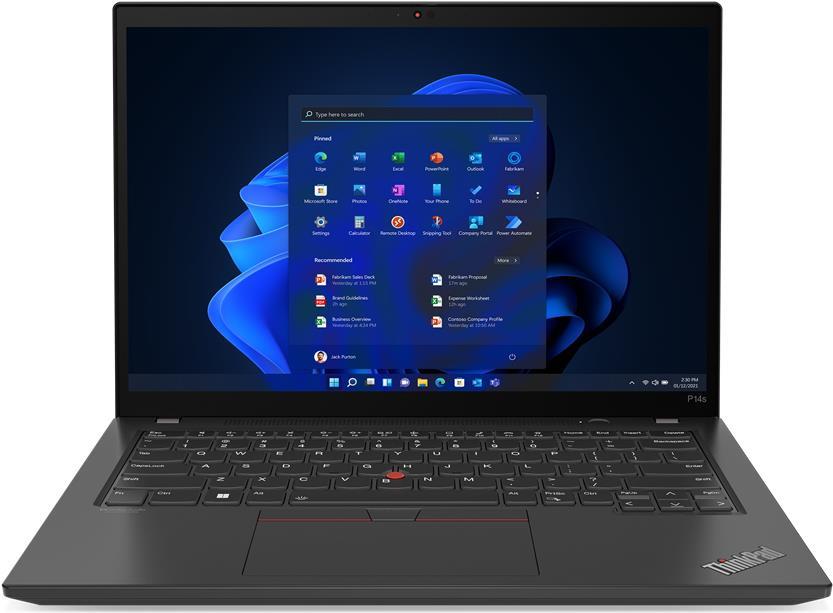 Lenovo ThinkPad P14s Gen 3 21AK – 180°-Scharnierdesign – Intel Core i7 1260P / 2.1 GHz – Win 10 Pro 64-Bit (mit Win 11 Pro Lizenz) – Quadro T550 – 16 GB RAM – 1 TB SSD TCG Opal Encryption 2, NVMe – 35.6 cm (14) IPS 1920 x 1200 – Wi-Fi 6E – 4G LTE – Schwarz – kbd: Deutsch – mit 1 Jahr Lenovo Premium-Support, CO2-Ausgleich 1 Tonne