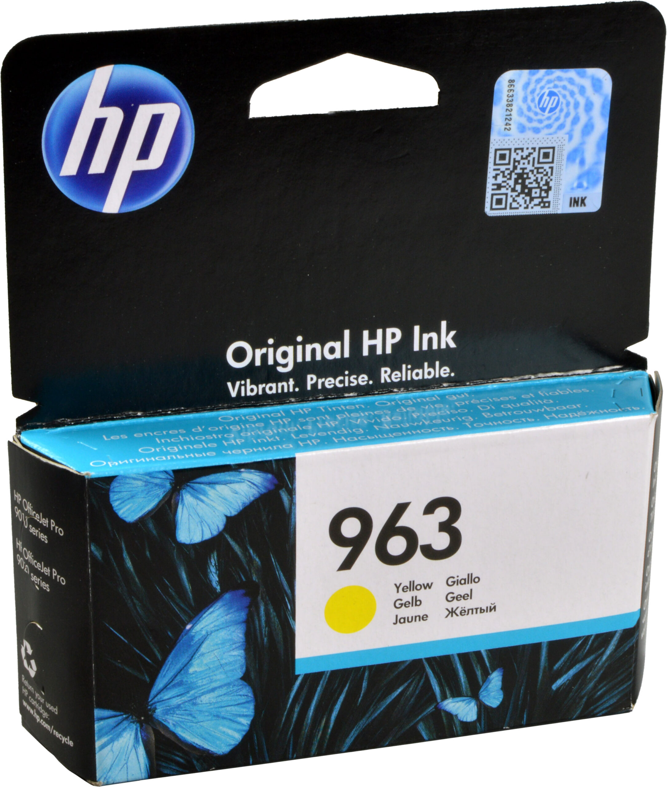 HP Tinte 3JA25AE  963  yellow