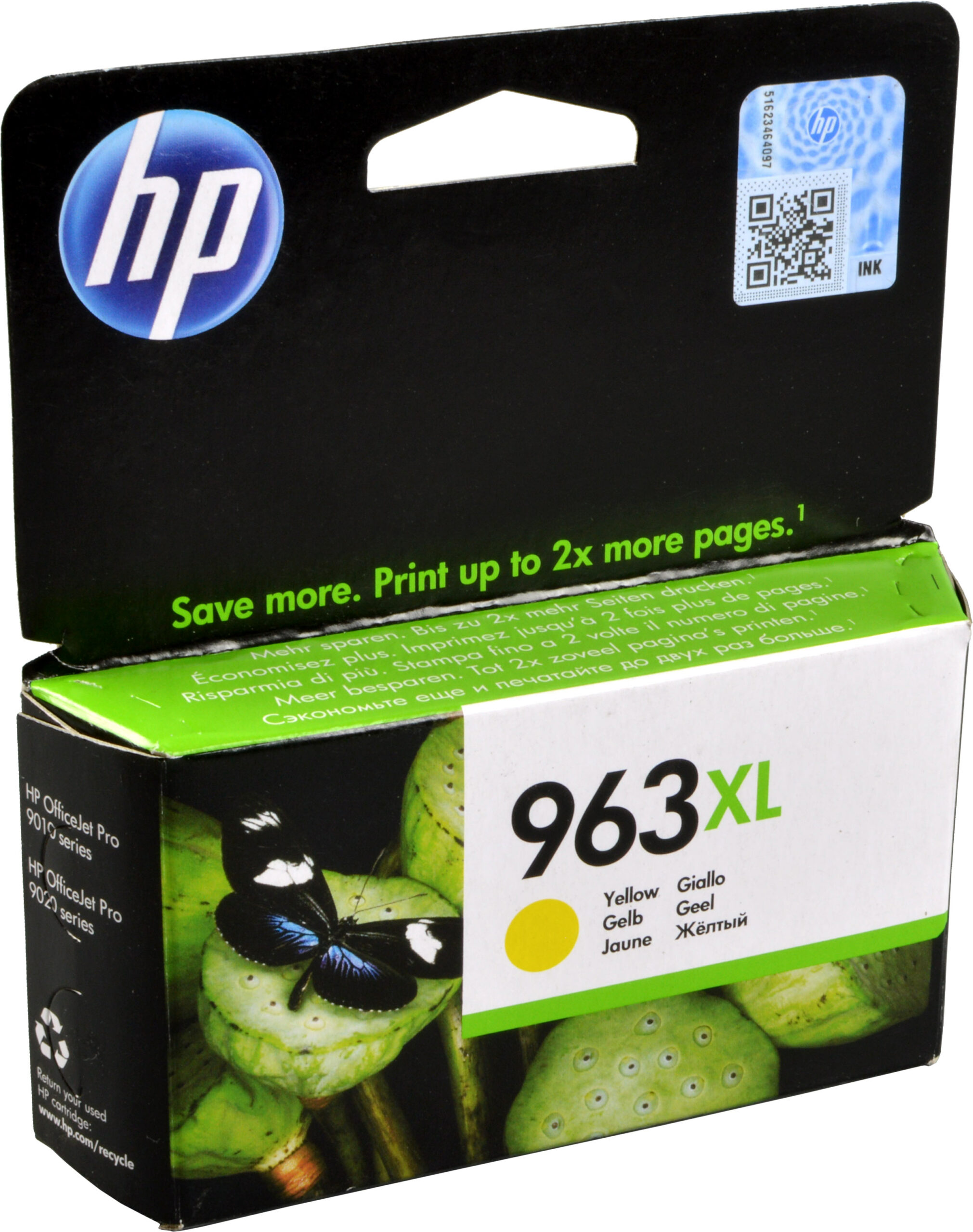 HP Tinte 3JA29AE  963XL  yellow