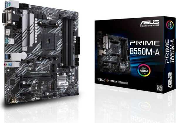 Kurzinfo: ASUS PRIME B550M-A - Motherboard - micro ATX - Socket AM4 - AMD B550 - USB 3.2 Gen 1