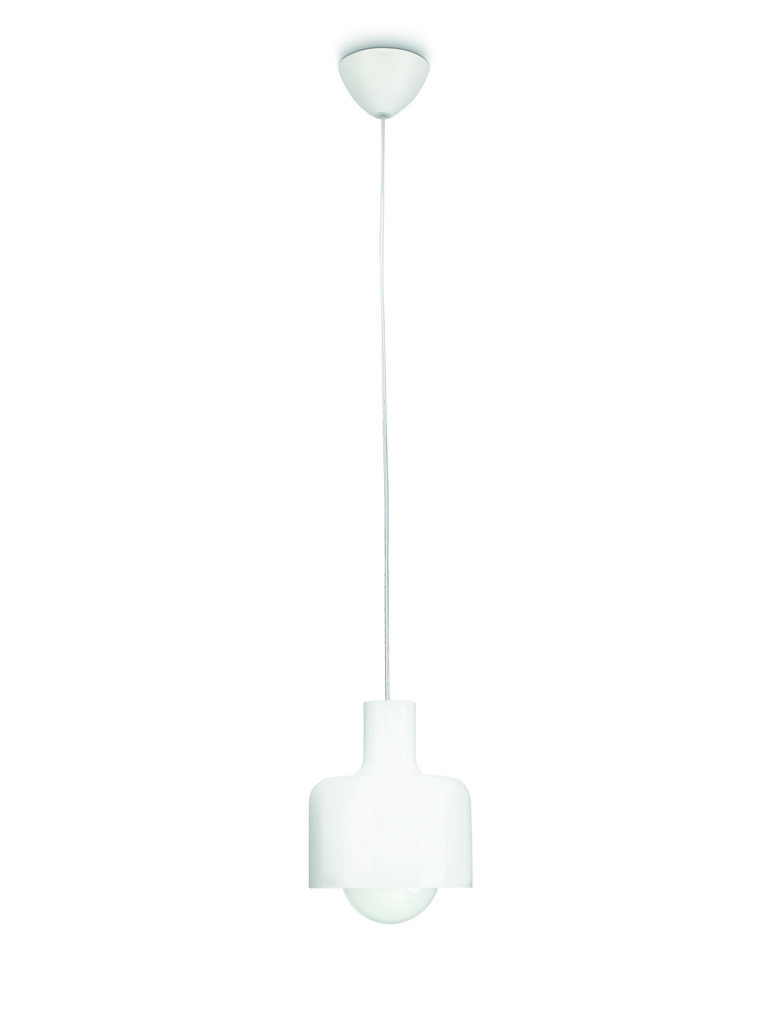 Philips Moderne Pendelleuchten Ravan, Weiß, Glas, Metall, 409303116