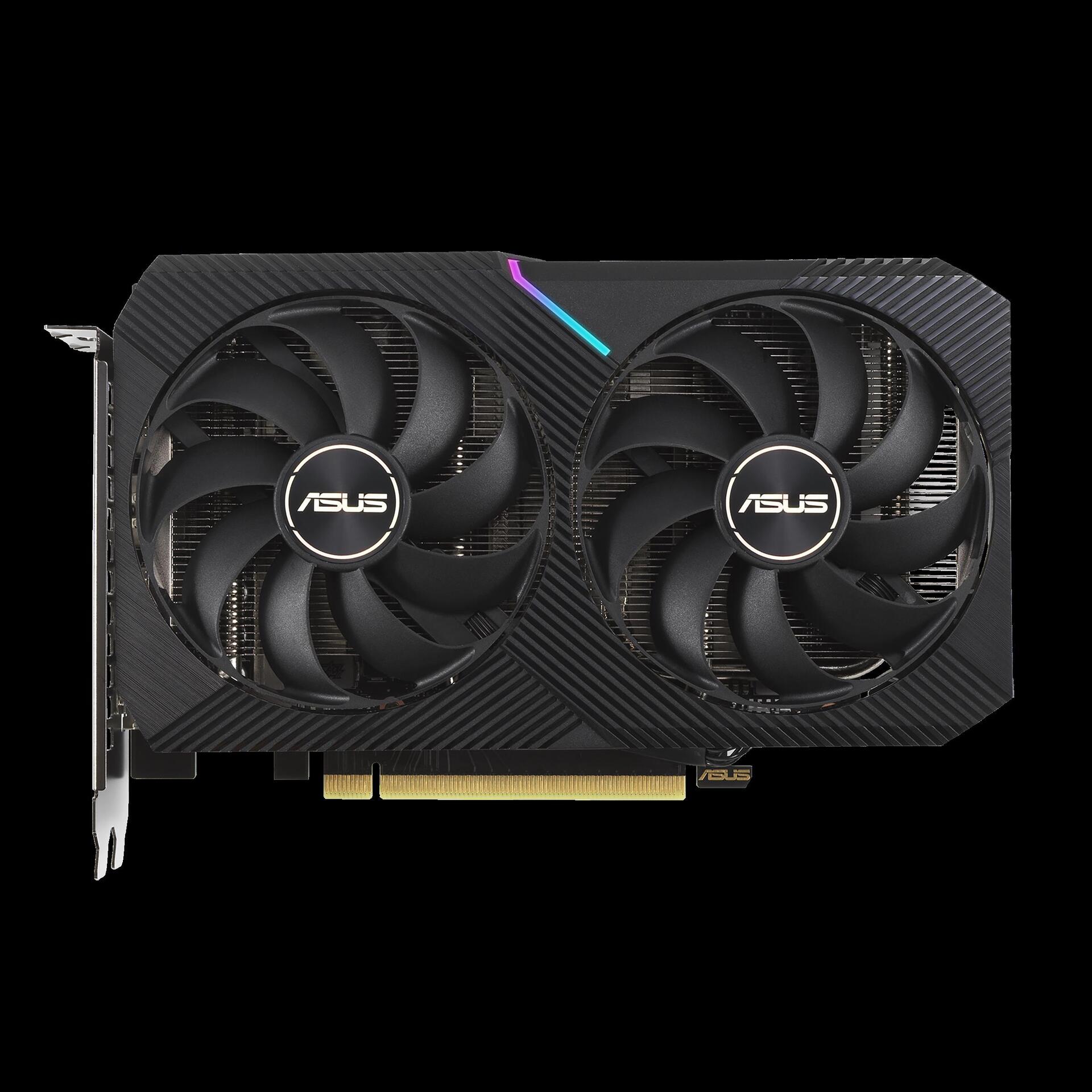 ASUS Dual GeForce RTX 3060 V2 OC, DUAL-RTX3060-O12G-V2, 12GB GDDR6, HDMI, 3x DP (90YV0GB2-M0NA10)