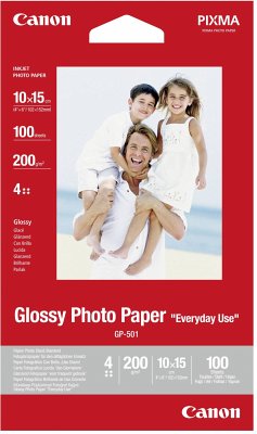 Canon Everyday Use Glossy GP-501Fotoglanzpapier für den alltäglichen Einsatz und für Nachdrucke in Laborqualität. Mit Fotoglanzpapier für den alltäglichen Einsatz können Sie Ihren Urlaubsbildern zu Hause für wenig Geld ein glänzendes Finish verleihen.Glänzendes FinishIdeal für VieldruckerPerfekt auf ChromaLife100+ Tinten abgestimmtUrlaubsbilderWenn Sie Ihre Urlaubsbilder in Laborqualität ausdrucken möchten