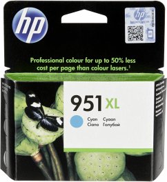 HP CN 046 AE Tintenpatrone cyan No. 951 XL