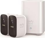 Eufy eufyCam 2C – Netzwerk-Überwachungskamera – Außenbereich, Innenbereich – wetterfest – Farbe (Tag&Nacht) – 1080p – Audio – drahtlos – Wi-Fi – Wi-Fi (Packung mit 2) (T88313D2)