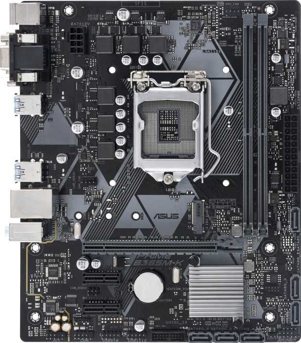 ASUS PRIME B365M-K – Motherboard – micro ATX – LGA1151 Socket – B365 – USB 3.1 Gen 1 – Gigabit LAN – Onboard-Grafik (CPU erforderlich) – HD Audio (8-Kanal)