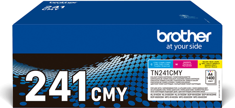 Kurzinfo: Brother TN241CMY - 3er-Pack - Gelb