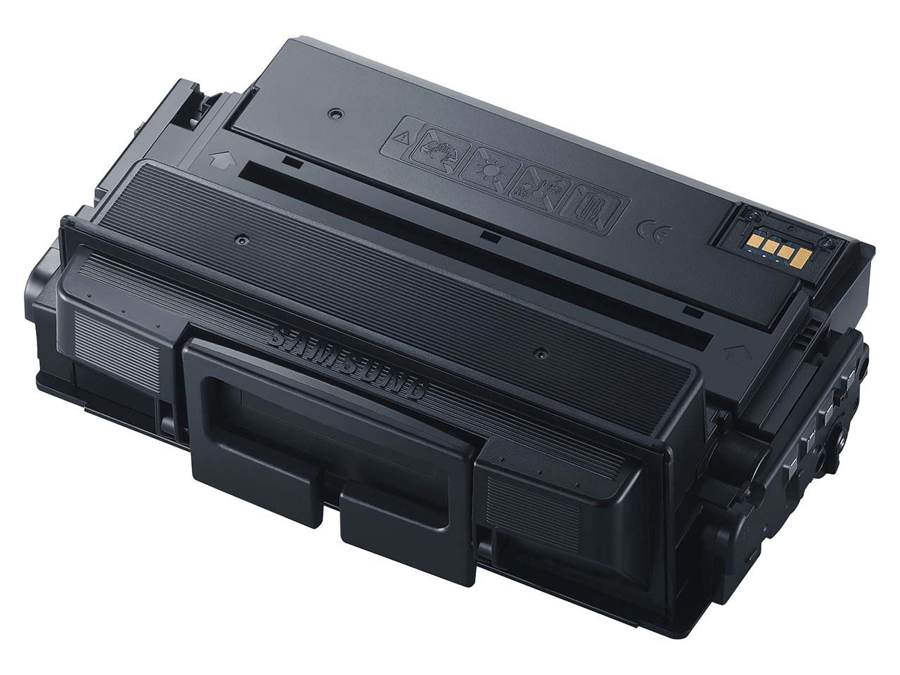 Der originale Samsung Toner MLT-P203U (Herstellernummer SV123A) druckt Bilder und Grafiken in gestochen scharfer Qualität. Er ist passend für ProXpress M4020/4070 und reicht bei 5 % Schwärung für den Druck von rund 15.000 Seiten. Farbe schwarz.