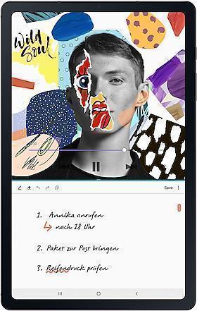 Kurzinfo: Samsung Galaxy Tab S6 Lite - Tablet - Android - 128 GB - 26.31 cm (10.4) TFT (2000 x 1200) - microSD-Steckplatz - Oxford Gray Gruppe Tablets- und e-Book-Reader Hersteller Samsung Hersteller Art. Nr. SM-P610NZAEDBT Modell Galaxy Tab S6 Lite EAN/UPC 8806090422393 Produktbeschreibung: Samsung Galaxy Tab S6 Lite - Tablet - Android - 128 GB - 26.31 cm (10.4) Produkttyp Tablet Betriebssystem Android Bildschirm 26.31 cm (10.4) TFT - 2000 x 1200 - Multi-Touch Prozessor (8 Kerne) Prozessor-Taktfrequenz 2.3 GHz Speicherkapazität 128 GB RAM 4 GB Verfügbarer Benutzerspeicher Flash: 108.3 GB Unterstützte Flash-Speicherkarten microSD