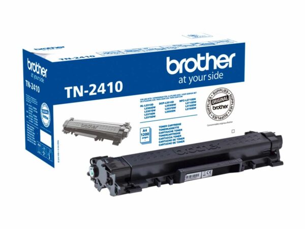 Mit dem originalen Brother Toner TN-2410 erzielen Sie beim Druck von S/W-Dokumenten erstklassige Ergebnisse. Der Toner ist für verschiedene Modelle passend und reicht bei 5 % Schwärzung für den Druck von rund 1.200 Seiten. Farbe schwarz.