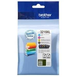 Brother LC3219XL Value Pack – 4er-Pack – XL – Schwarz, Gelb, Cyan, Magenta – Original – Tintenpatrone – für Brother MFC-J5330, MFC-J5335, MFC-J5730, MFC-J5930, MFC-J6530, MFC-J6930, MFC-J6935 (LC3219XLVAL)