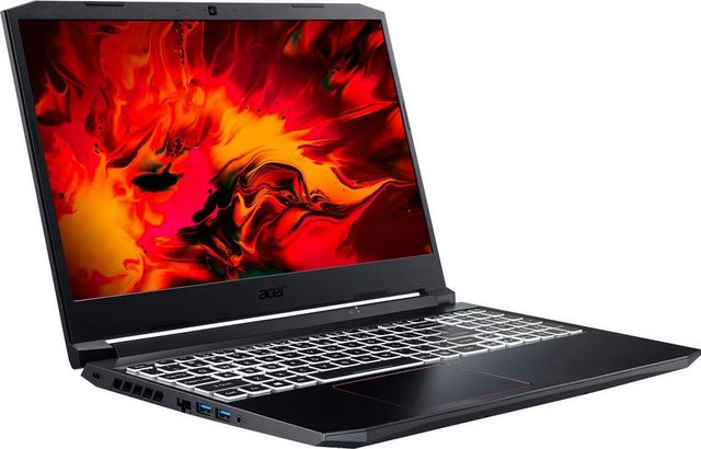 Acer AN515-55-766W Notebook (39,62 cm/15,6 Zoll, Intel Core i7 10750H, GeForce RTX 3060, 512 GB SSD)