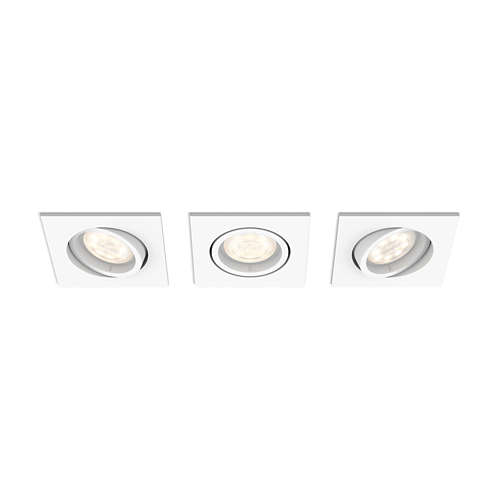 Philips Shellbark 5039331P0 / 8718696160497 - Farbe: Silber - Material: Kunststoff - Fassung: fest verbaut Leistung: max. 4.5W LED - Schutzart: IP20 - Einbauöffnung: 7 cm Einbautiefe: 5 cm Länge: 9 cm Breite: 9 cm .