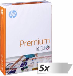 5x 500 Bl. HP Premium A 4, 90 g, CHP 852 (Karton)