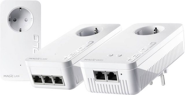 DEVOLO Devolo Magic 2 Streaming Kit Powerline WLAN Network Kit 2400 MBit/s Reichweitenverstärker