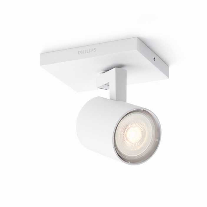 Philips Runner LED 5309031P0 / 8718696157466 - Farbe: Weiß - Material: Metall - Fassung: GU10 Leistung: max. 50W LED - Schutzart: IP20 - Dimmer (optional) - Höhe: 10