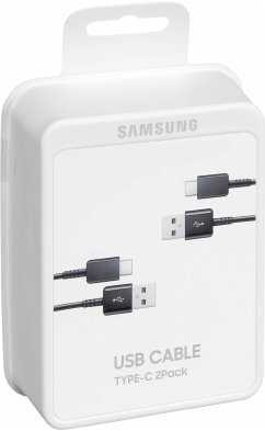 1×2 Samsung USB-C auf USB-A schwarz