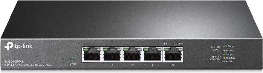 TP-Link TL-SG105-M2 – V1 – Switch – unmanaged – 5 x 100/1000/2.5G – Desktop, wandmontierbar