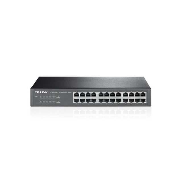 TP-Link TL-SG1024D Netzwerk-Switch (24-Port Gigabit Switch Desktop/Rack)