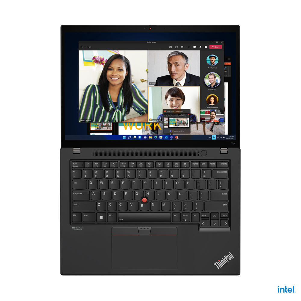 Kurzinfo: Lenovo ThinkPad T14 Gen 3 21AH - 180°-Scharnierdesign - Intel Core i7 1260P / 2.1 GHz - Win 10 Pro 64-Bit (mit Win 11 Pro Lizenz) - Iris Xe Graphics - 32 GB RAM - 1 TB SSD TCG Opal Encryption 2