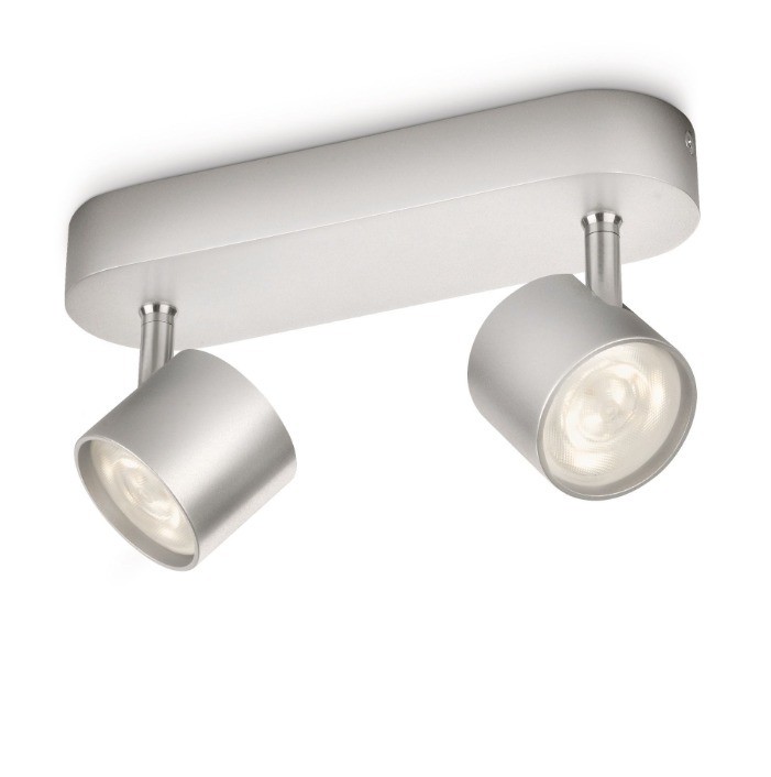 Philips LED Büro Deckenstrahler Star, Metallisch, Aluminium, 562424816