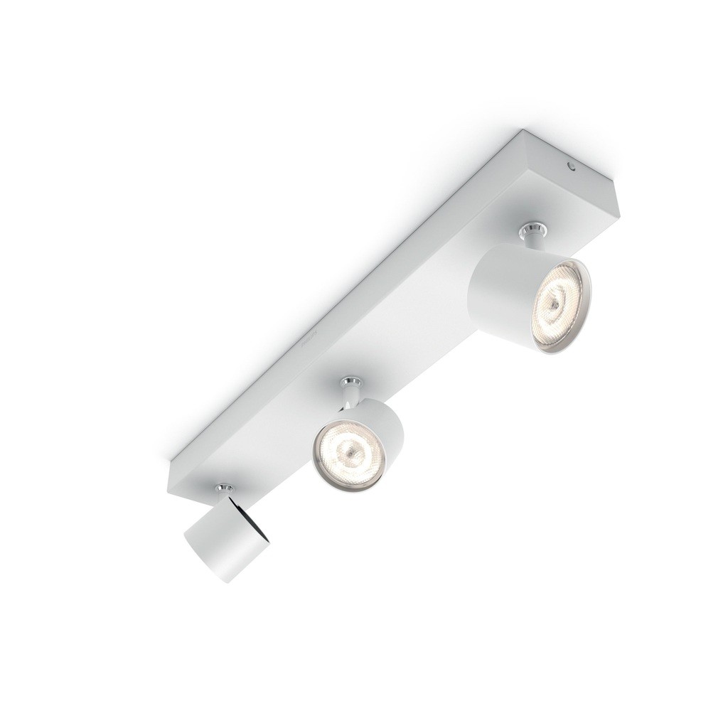 Philips Star 5624331P0 / 8718696154649 - Farbe: Weiß - Material: Metall - Fassung: fest verbaut Leistung: max. 4.5W LED - Schutzart: IP20 - Dimmer (optional) - Höhe: 8