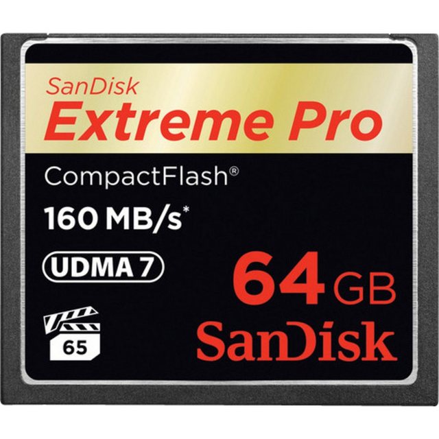 Diese sehr schnelle CompactFlash Card von SanDisk ist ein auswechselbares