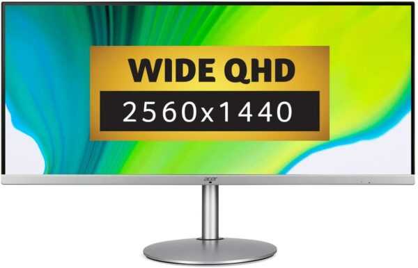 Kurzinfo: Acer CB342CK - LED-Monitor - 86.4 cm (34) - 3440 x 1440 UWQHD @ 75 Hz - IPS - 250 cd/m² - 700:1 - 1 ms - 2xHDMI