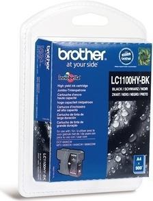 Brother LC1100HYBKBP blister black ink – Original – Tinte auf Pigmentbasis – Schwarz – DCP-6690CW – MFC-5890CN – MFC-6490CW – MFC-6890CDW – Tintenstrahldrucker (LC1100HYMBP)