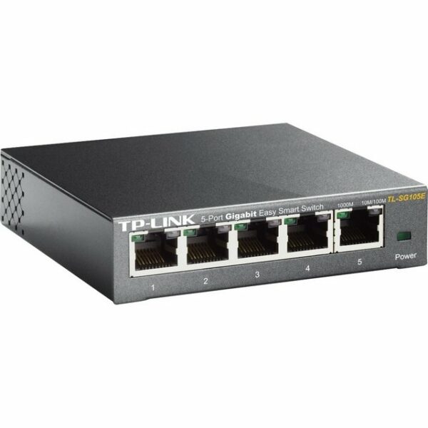 Der 5-Port-Gigabit-Easy-Smart-Switch TP-LINK TL-SG105E bietet eine einfache Möglichkeit