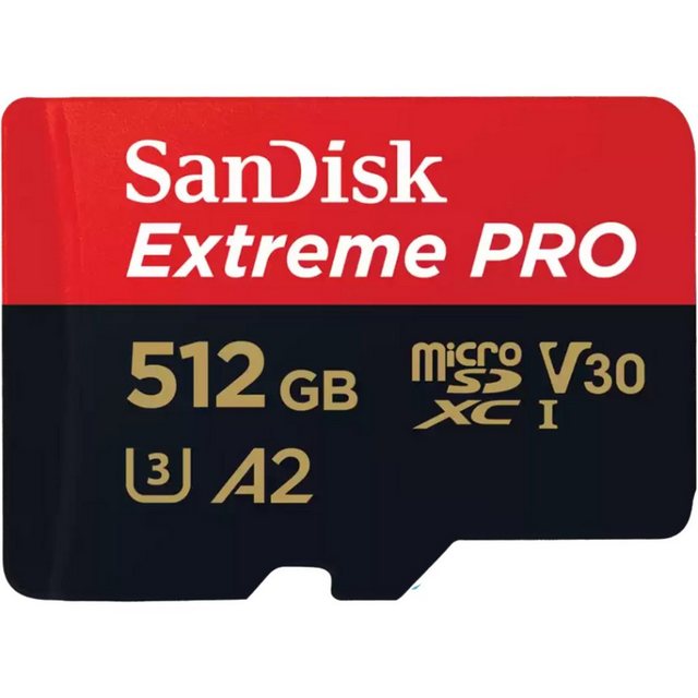 Sandisk Extreme PRO 512 GB microSDXC Speicherkarte (512 GB GB)