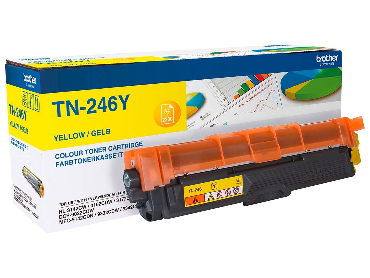 Brother Toner TN-246Y gelb