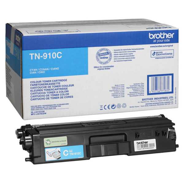 Kurzinfo: Brother TN910C - Ultra Jumbo - Cyan - Original - Tonerpatrone - für Brother HL-L9310CDW