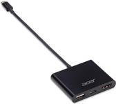 Kurzinfo: Acer - Externer Videoadapter - USB-C - HDMI - Schwarz - bulk - für Chromebook 11