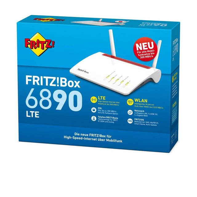 Die FRITZ!Box 6890 LTE ist der erste Router