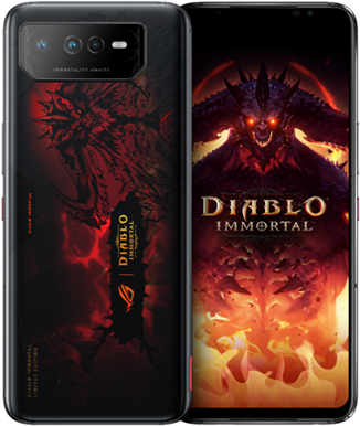 Kurzinfo: ASUS ROG Phone 6 - Diablo Immortal Edition - 5G Smartphone - Dual-SIM - RAM 16 GB / Interner Speicher 512 GB - OLED-Display - 6.78 - 2448 x 1080 Pixel (165 Hz) - Triple-Kamera 50 MP