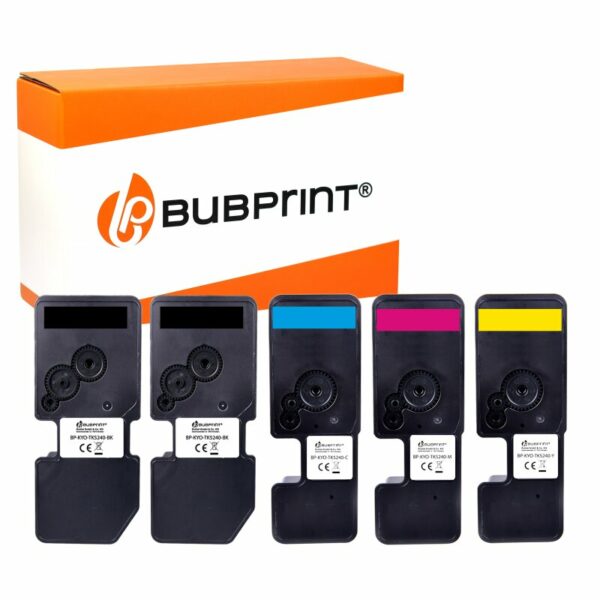 Bubprint 5er-Pack Bubprint Kompatibel Toner für Kyocera TK-5240 TK5240 für Kyocera Ecosys M5526cdw M5526cdn P5026cdn P5026cdw Multipack