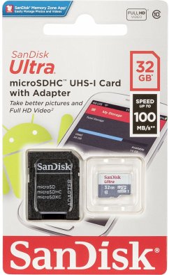 SanDisk Ultra Lite microSD-KarteUltra-schnelle TransferratenGeeignet für eine Vielzahl von Geräten