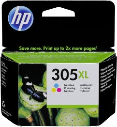 HP 3YM63AE Tintenpatrone 3-farbig No. 305 XL