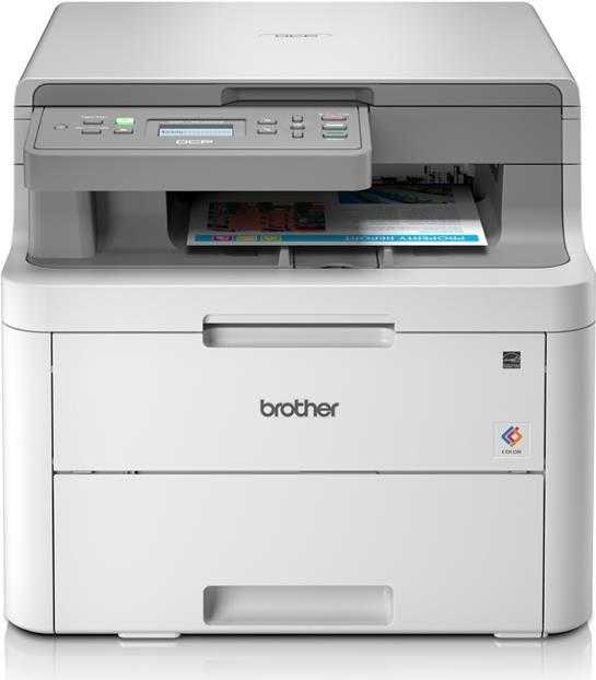 Brother DCP-L3510CDW – Multifunktionsdrucker – Farbe – LED – 215.9 x 300 mm (Original) – A4/Legal (Medien) – bis zu 18 Seiten/Min. (Drucken) – 250 Blatt – USB 2.0, Wi-Fi(n) (DCPL3510CDWG1)