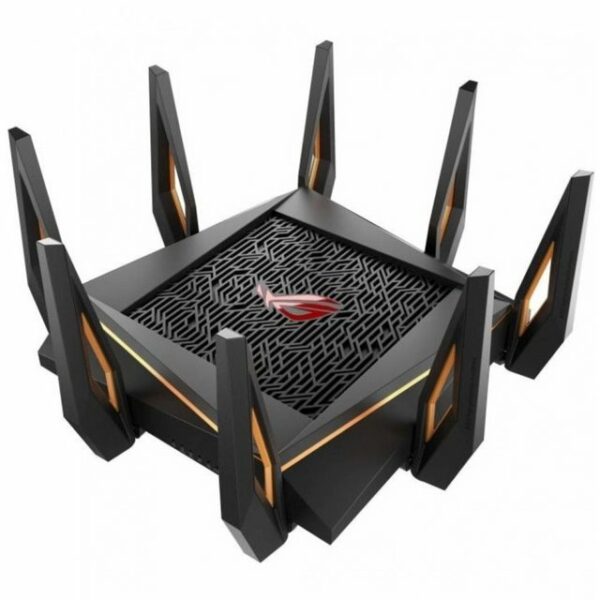 Der ASUS AX11000 Triband-WLAN-Gaming-Router ist ein leistungsstarker 10-Gigabit-Wi-Fi-Router mit Quad-Core-Prozessor